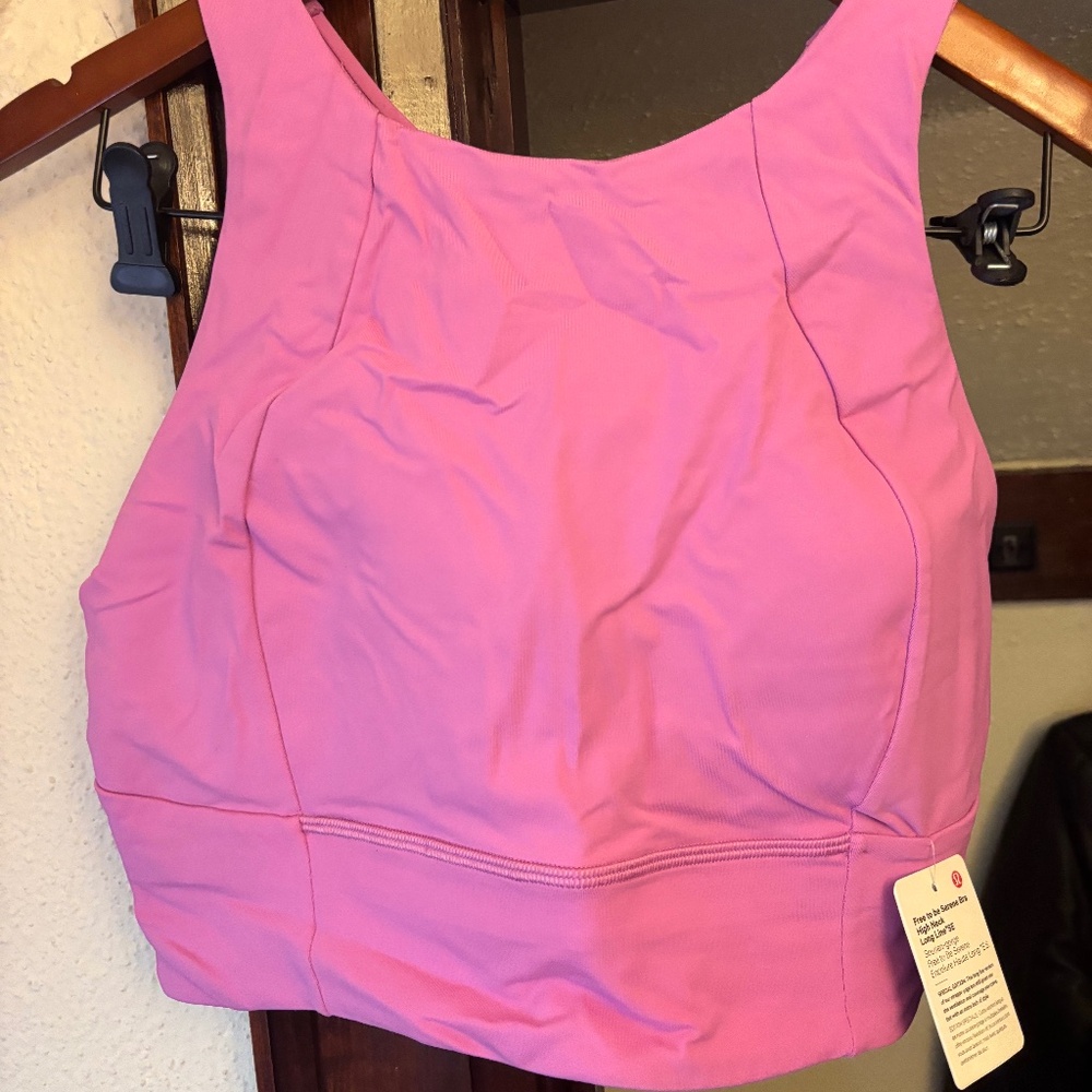 Lululemon; free to be serene longline bra, size 12